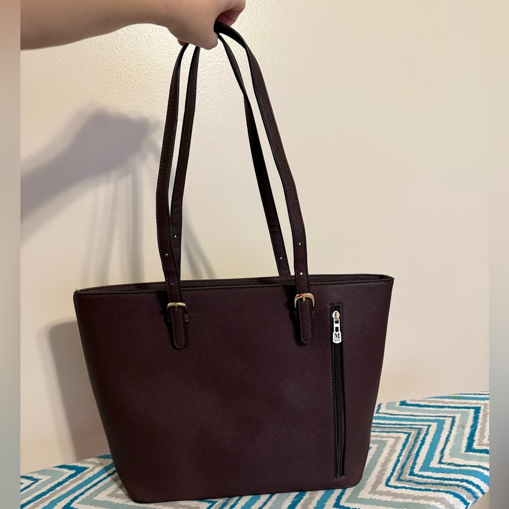 Montana West Brown Tote Bag - Picture 2 of 3